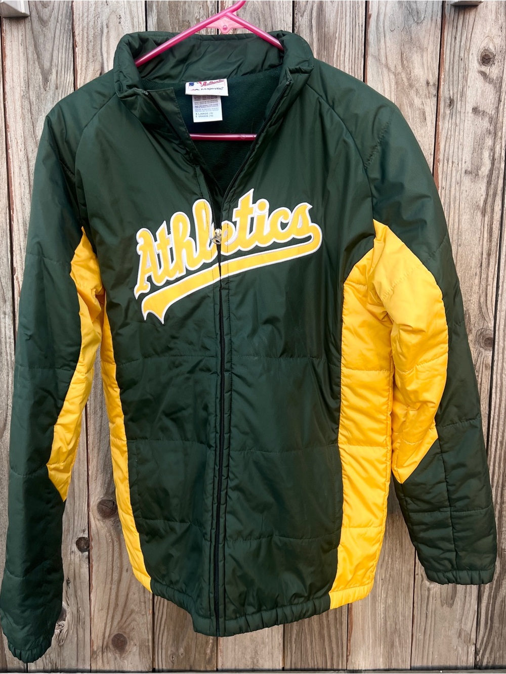 Vintage Majestic MLB Jacket Coat Oakland A’s XL
